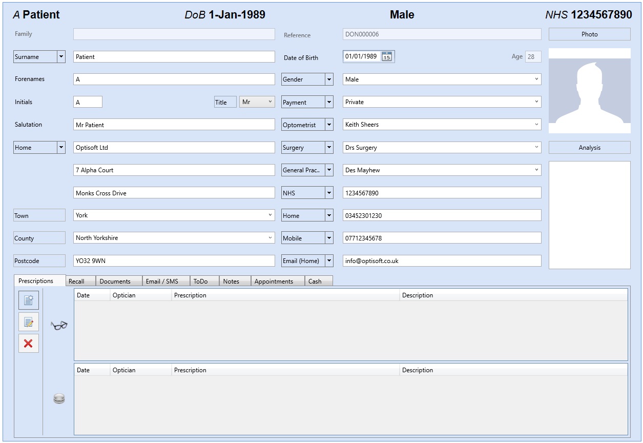 Patients Record