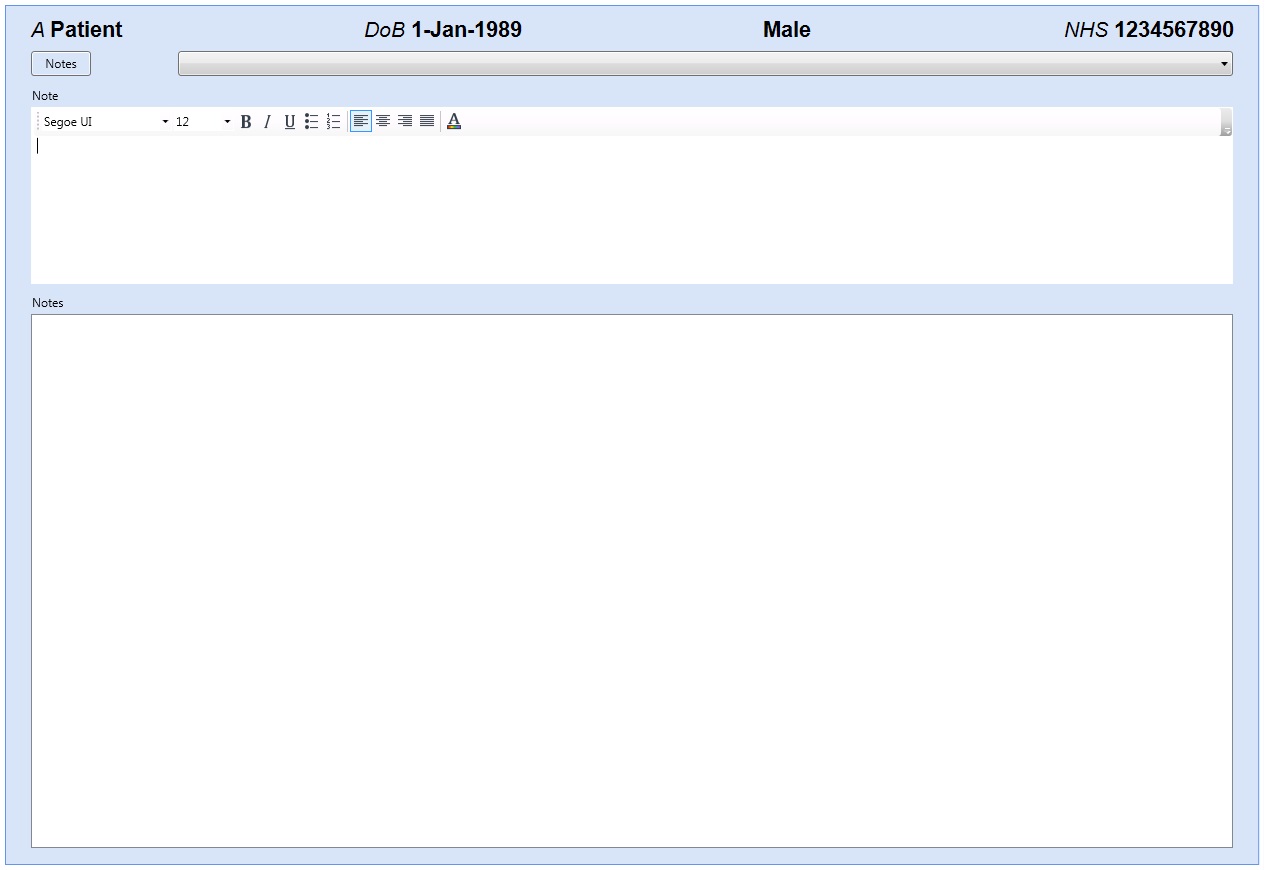 Patients Notes
