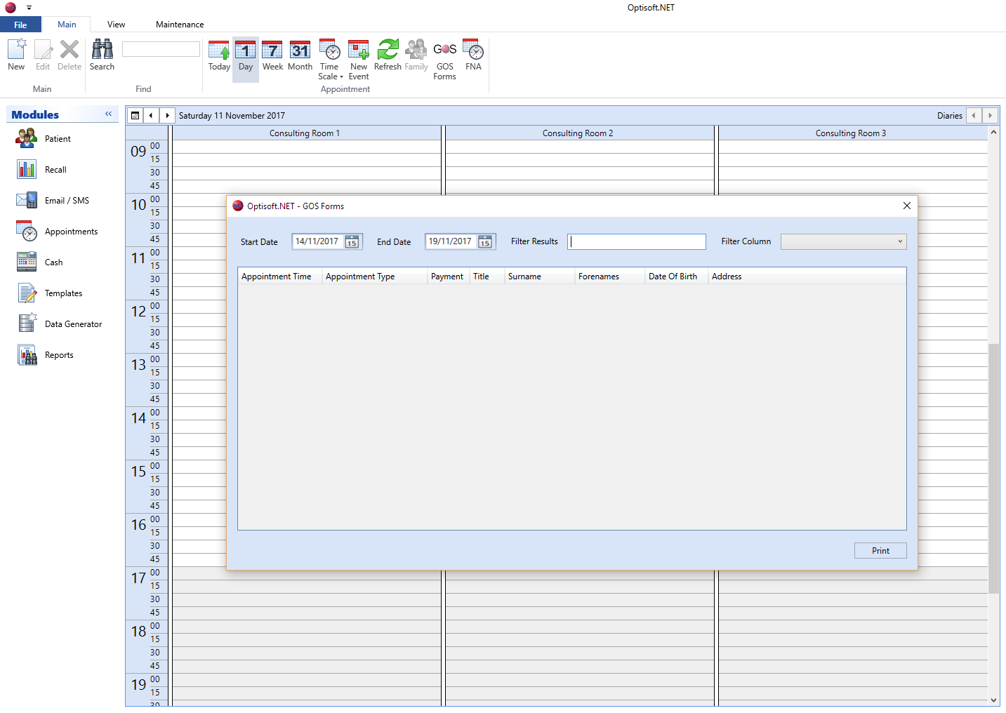 Batch Printing GOS Forms