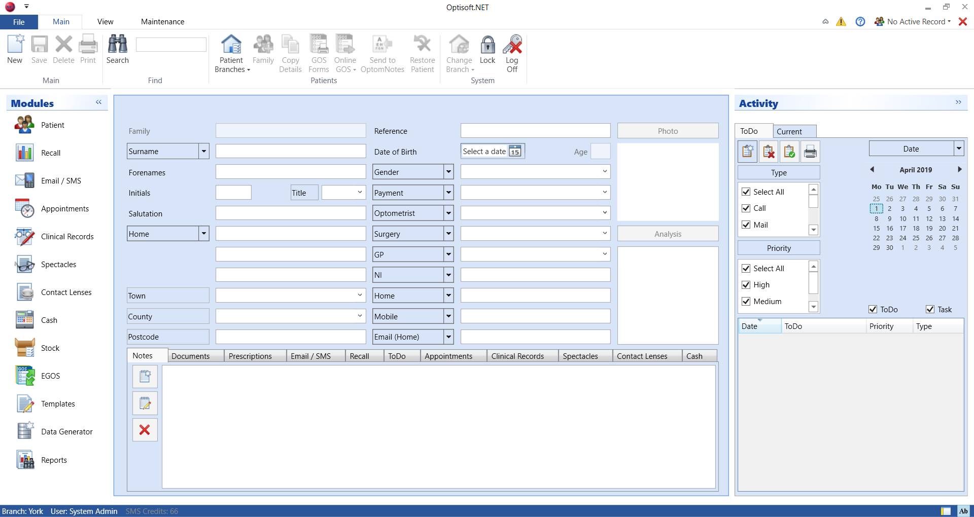 Patient Module