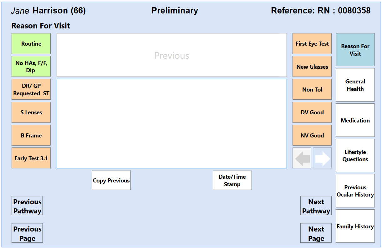 Clinical Records Single Notes Page