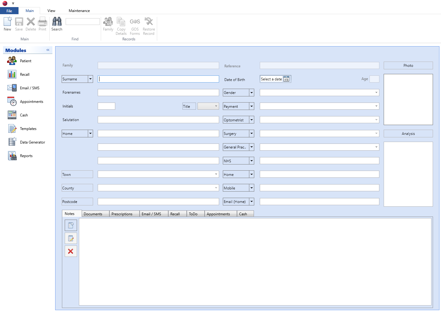 Patient Module