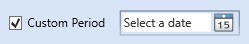 Recall Run Custom Period