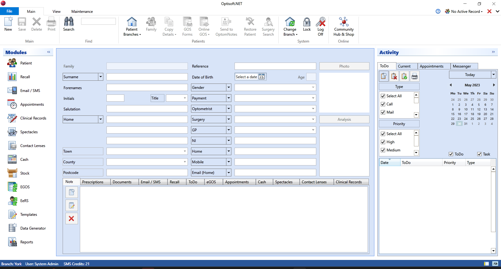 Patient Module